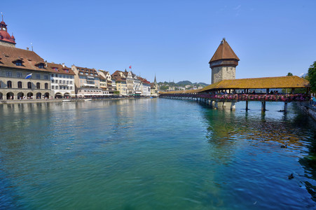 Die Kapellbrücke in Luzern