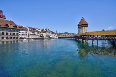 Die Kapellbrücke in Luzern