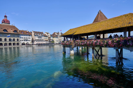 Die Kapellbrücke in Luzern
