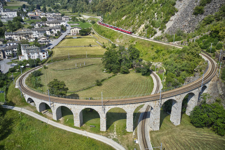 Kreisviadukt in Brusio