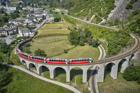 Kreisviadukt in Brusio