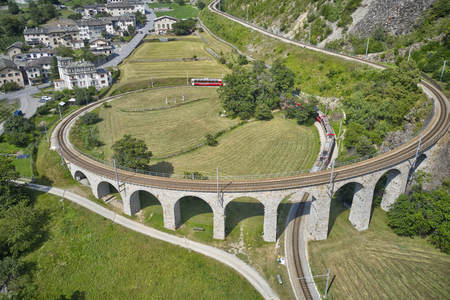 Kreisviadukt in Brusio