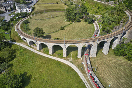 Kreisviadukt in Brusio