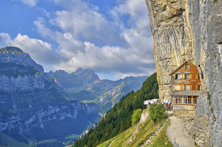 Berggasthaus Aescher-Wildkirchli bei Wasserauen
