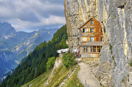 Berggasthaus Aescher-Wildkirchli bei Wasserauen