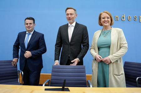 Bundespressekonferenz Einigung bei der Kindergrundsicherung in Berlin