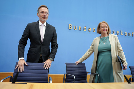 Bundespressekonferenz Einigung bei der Kindergrundsicherung in Berlin