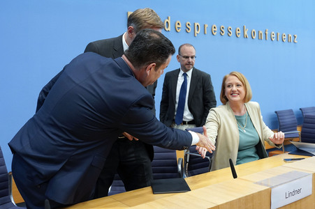 Bundespressekonferenz Einigung bei der Kindergrundsicherung in Berlin