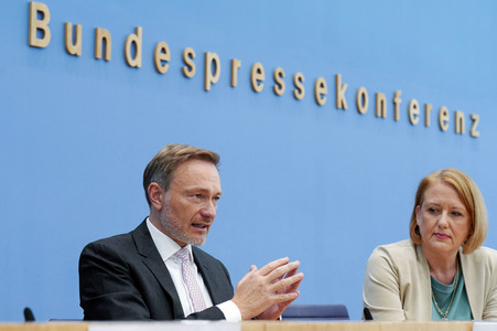 Bundespressekonferenz Einigung bei der Kindergrundsicherung in Berlin