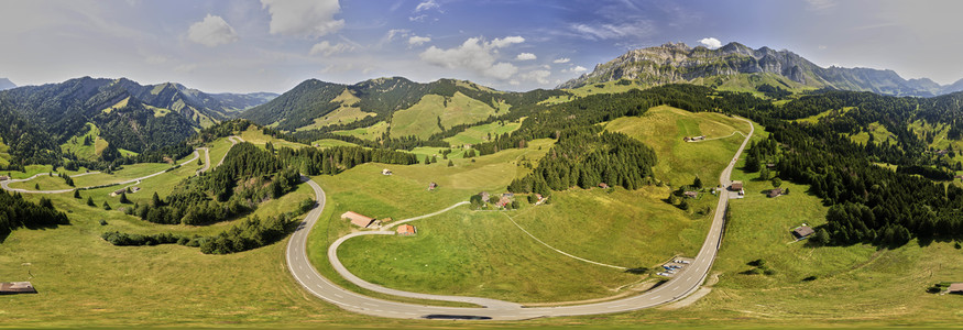 Der Berg Säntis bei Appenzell
