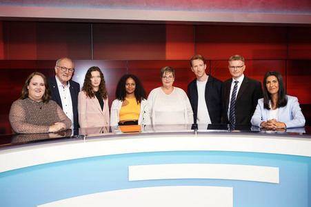 Talkshow 'hart aber fair' in Berlin
