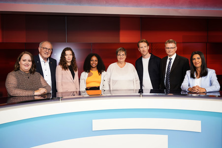 Talkshow 'hart aber fair' in Berlin