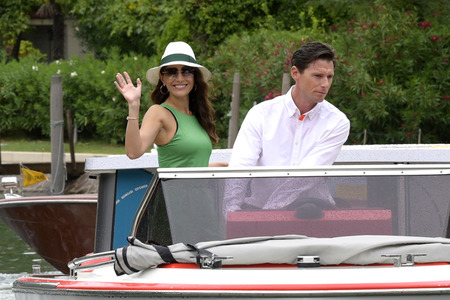 Caterina Murino bei der Ankunft am Hotel Excelsior, Internationale Filmfestspiele von Venedig 2023