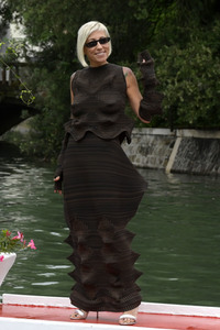 Ankunft von Malika Ayane am Hotel Excelsior, Internationale Filmfestspiele von Venedig 2023
