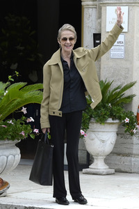 Ankunft von Charlotte Rampling am Hotel Excelsior, Internationale Filmfestspiele von Venedig 20233