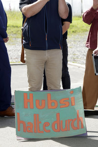 Hubert Aiwanger bei einer Wahlkampfveranstaltung der Freien Wähler Hessen in Wetter
