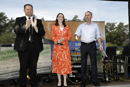 Hubert Aiwanger bei einer Wahlkampfveranstaltung der Freien Wähler Hessen in Wetter