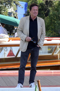 Ankunft von Joaquim de Almeida am Hotel Excelsior, Internationale Filmfestspiele von Venedig 2023