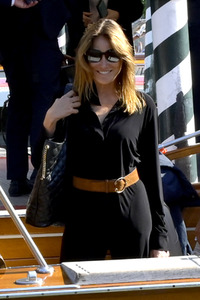 Ankunft von Carla Bruni und Nicolas Sarkozy am Hotel Excelsior, Internationale Filmfestspiele von Venedig 2023