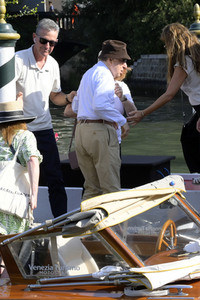 Ankunft von Woody Allen am Hotel Excelsior, Internationale Filmfestspiele von Venedig 2023