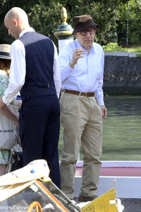 Ankunft von Woody Allen am Hotel Excelsior, Internationale Filmfestspiele von Venedig 2023