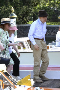 Ankunft von Woody Allen am Hotel Excelsior, Internationale Filmfestspiele von Venedig 2023