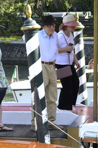 Ankunft von Woody Allen am Hotel Excelsior, Internationale Filmfestspiele von Venedig 2023