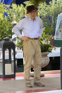Ankunft von Woody Allen am Hotel Excelsior, Internationale Filmfestspiele von Venedig 2023