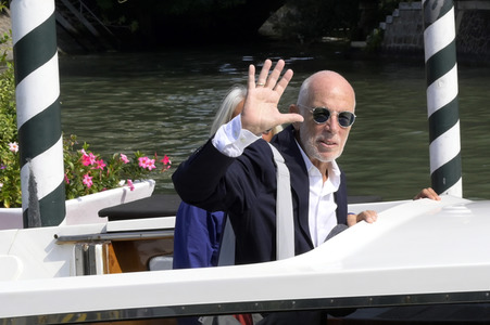 Ankunft von Gabriele Salvatores und Rita Rabassini am Hotel Excelsior, Internationale Filmfestspiele von Venedig 2023