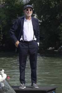 Ankunft von Gabriele Salvatores und Rita Rabassini am Hotel Excelsior, Internationale Filmfestspiele von Venedig 2023