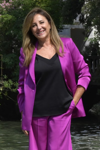 Ankunft von Carla Signoris am Hotel Excelsior, Internationale Filmfestspiele von Venedig 2023