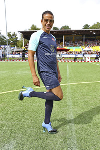 Benefiz-Fußballspiel 'Kicken mit Herz' 2023 in Hamburg