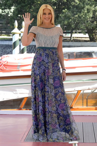 Ankunft von Eleonora Daniele am Hotel Excelsior, Internationale Filmfestspiele von Venedig 2023