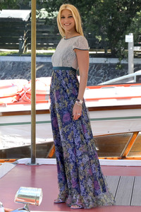 Ankunft von Eleonora Daniele am Hotel Excelsior, Internationale Filmfestspiele von Venedig 2023