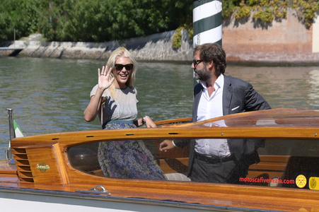 Ankunft von Eleonora Daniele am Hotel Excelsior, Internationale Filmfestspiele von Venedig 2023