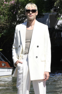 Ankunft von Mr. Rain am Hotel Excelsior, Internationale Filmfestspiele von Venedig 2023
