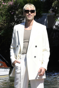 Ankunft von Mr. Rain am Hotel Excelsior, Internationale Filmfestspiele von Venedig 2023