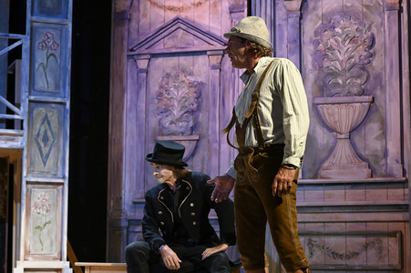 Theaterprobe 'Der Brandner Kaspar 2 - Er kehrt zurück' in München