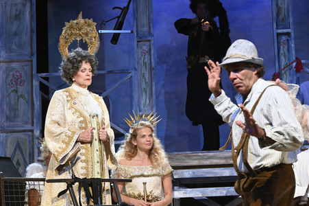 Theaterprobe 'Der Brandner Kaspar 2 - Er kehrt zurück' in München
