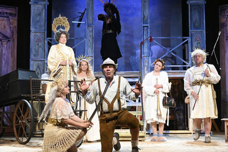 Theaterprobe 'Der Brandner Kaspar 2 - Er kehrt zurück' in München