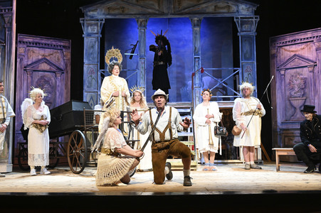 Theaterprobe 'Der Brandner Kaspar 2 - Er kehrt zurück' in München