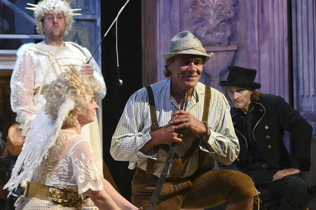 Theaterprobe 'Der Brandner Kaspar 2 - Er kehrt zurück' in München