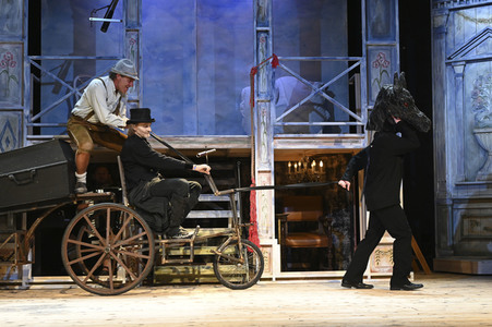 Theaterprobe 'Der Brandner Kaspar 2 - Er kehrt zurück' in München