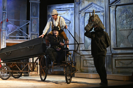 Theaterprobe 'Der Brandner Kaspar 2 - Er kehrt zurück' in München