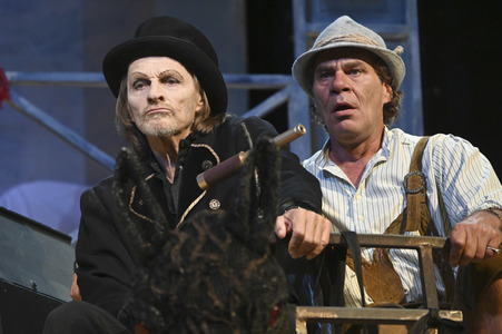 Theaterprobe 'Der Brandner Kaspar 2 - Er kehrt zurück' in München