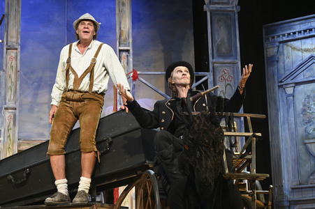 Theaterprobe 'Der Brandner Kaspar 2 - Er kehrt zurück' in München