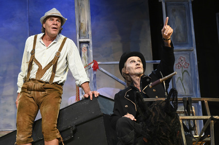 Theaterprobe 'Der Brandner Kaspar 2 - Er kehrt zurück' in München