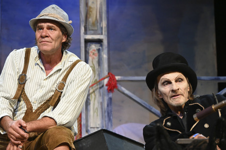 Theaterprobe 'Der Brandner Kaspar 2 - Er kehrt zurück' in München