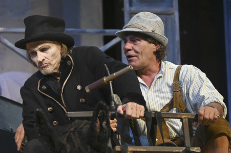 Theaterprobe 'Der Brandner Kaspar 2 - Er kehrt zurück' in München