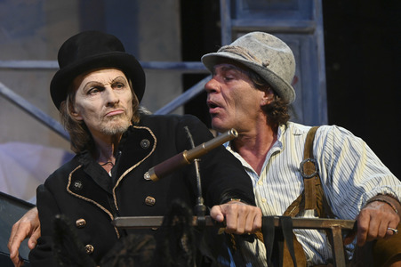 Theaterprobe 'Der Brandner Kaspar 2 - Er kehrt zurück' in München